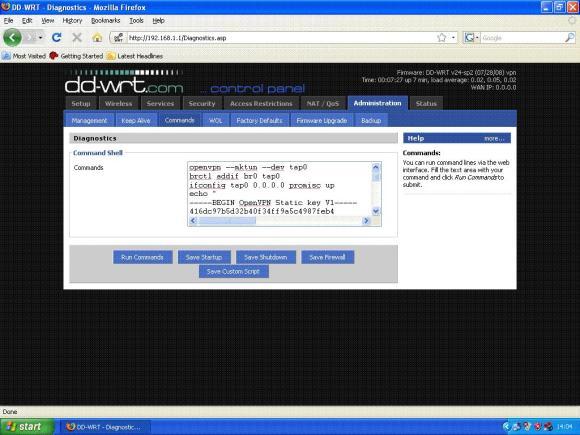 Using NETGEAR WGR614L As An OpenVPN Server Using DD-WRT