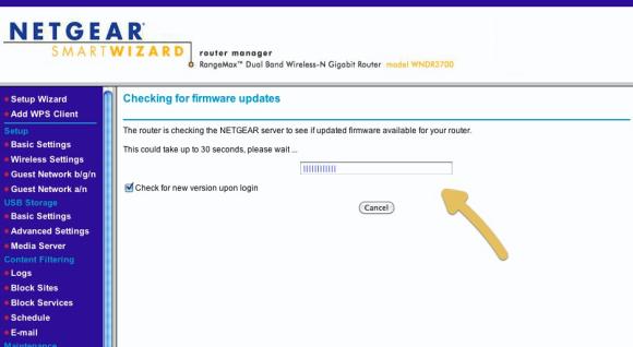 NETGEAR WNDR3700 Update