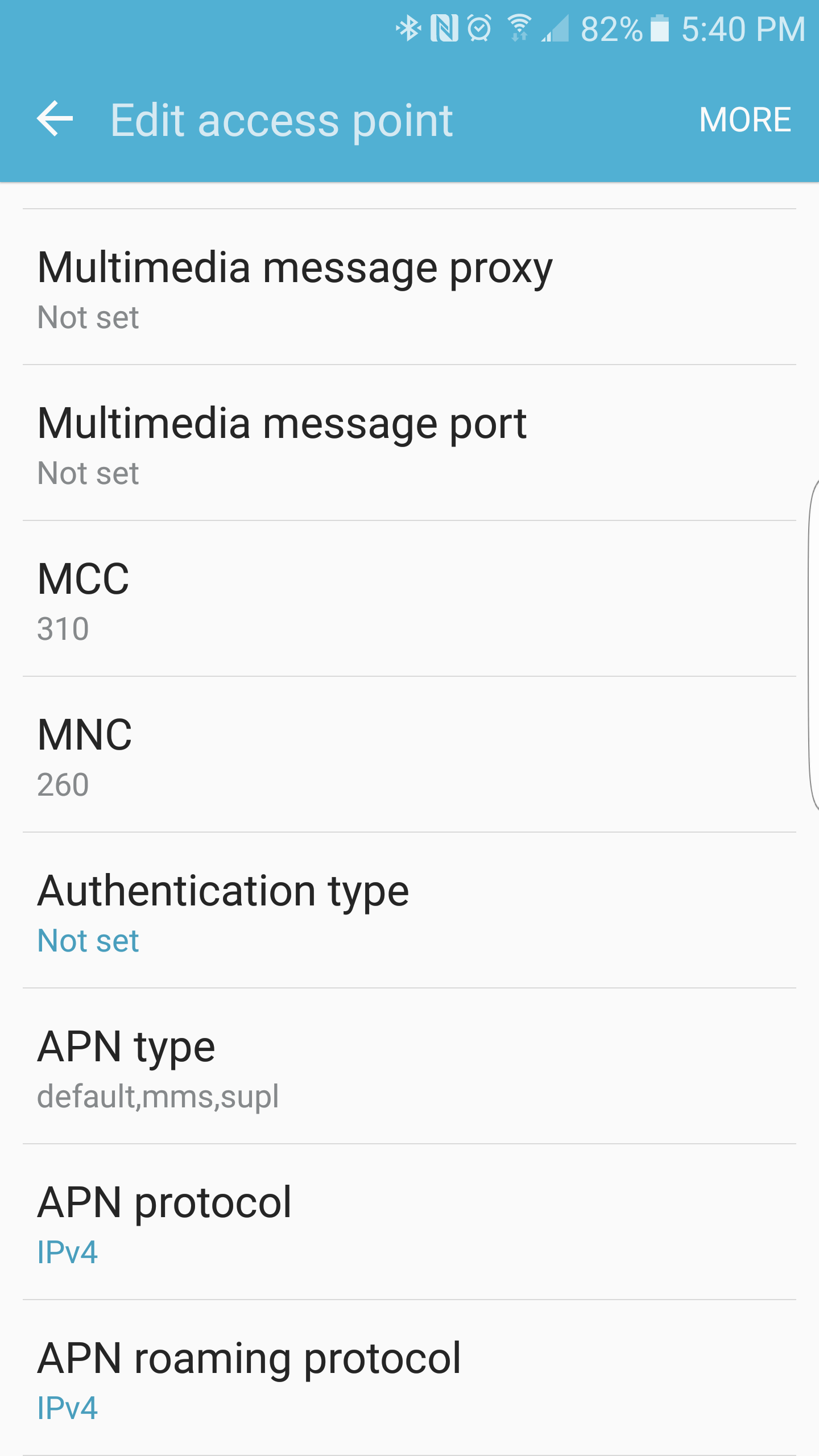 T-Mobile Android VPN Settings
