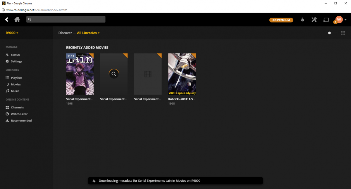 Plex Movie Library