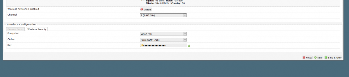 OpenWRT WIreless Encryption